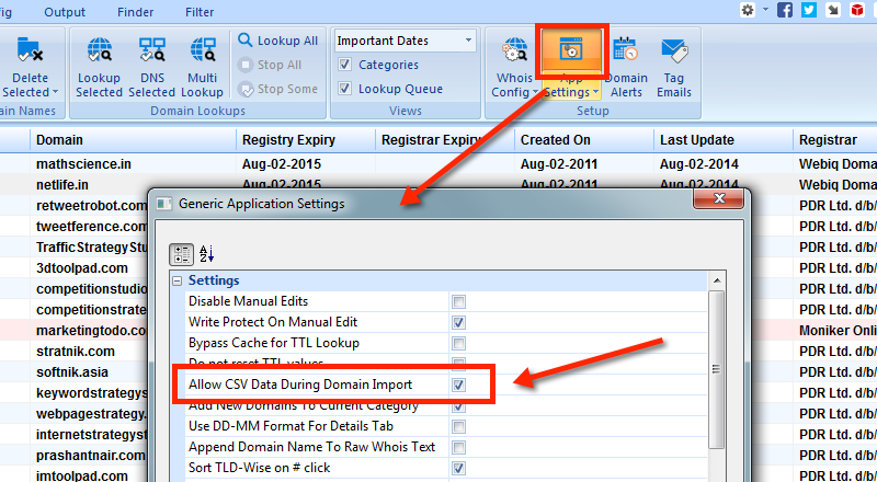 How To Import Csv Files Into Domain Punch Pro Watch My Domains For 8763