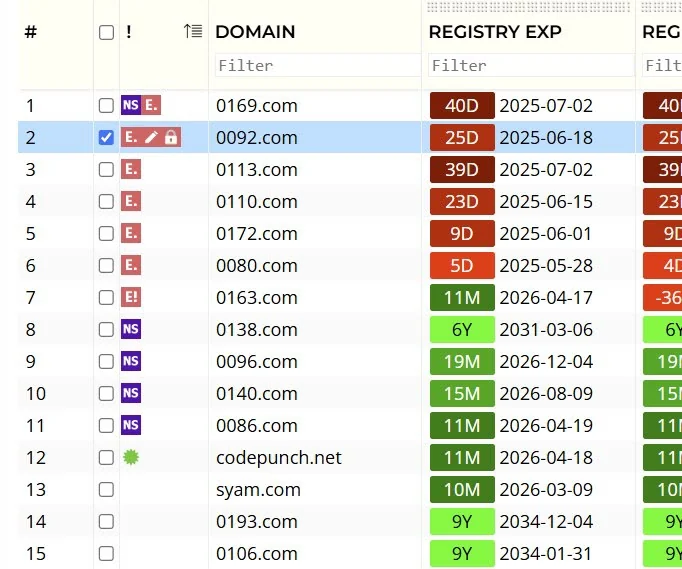 Domain Name Alerts