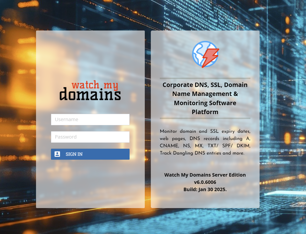 Login Screen